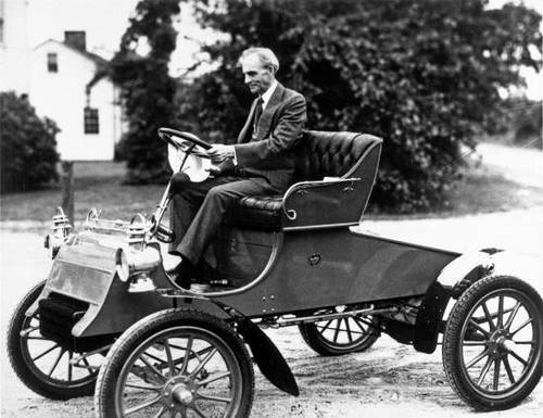 Henry Ford en un Ford A